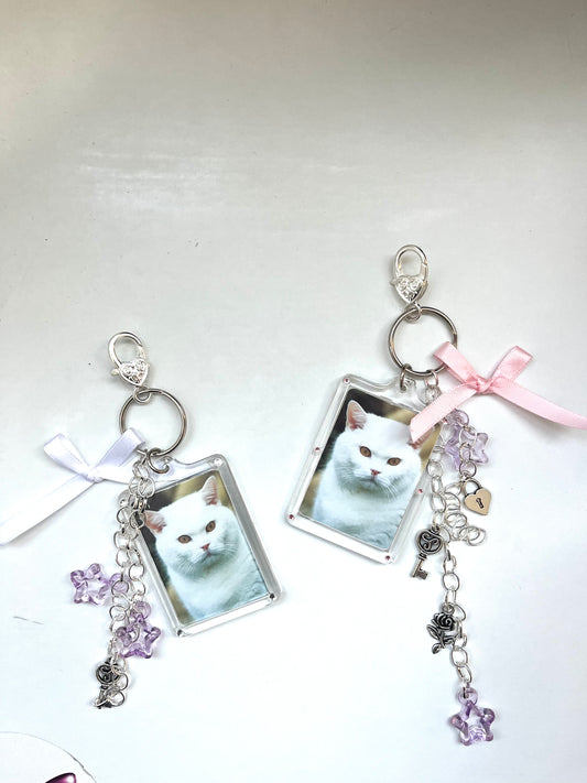 White Cat Pet Charm