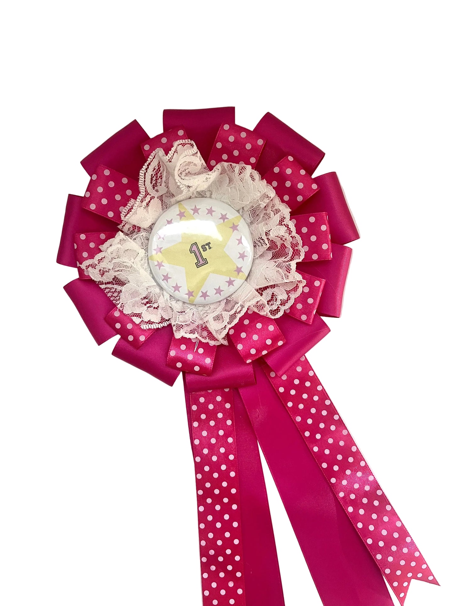 Rosette Ribbon Pin