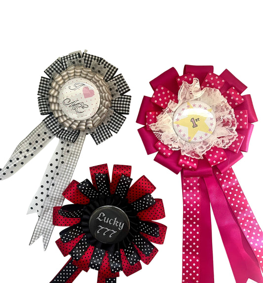 Rosette Ribbon Pin