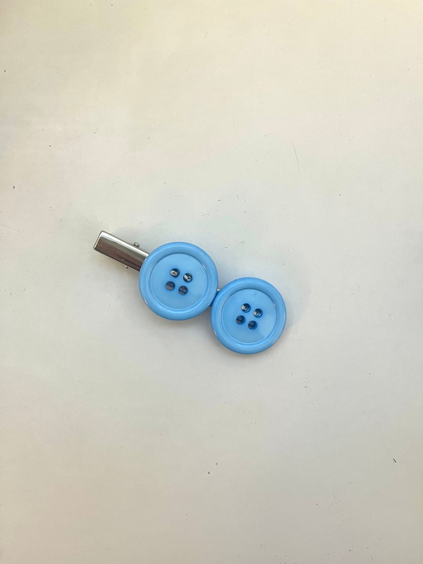 Button Hair Slide
