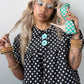 PRE ORDER Polka Dot Pea Coat