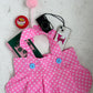 Polka Dot Tote Hot Pink