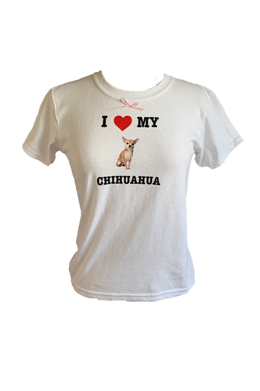 I <3 My Chihuahua T shirt