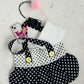 Polka Dot Tote Black